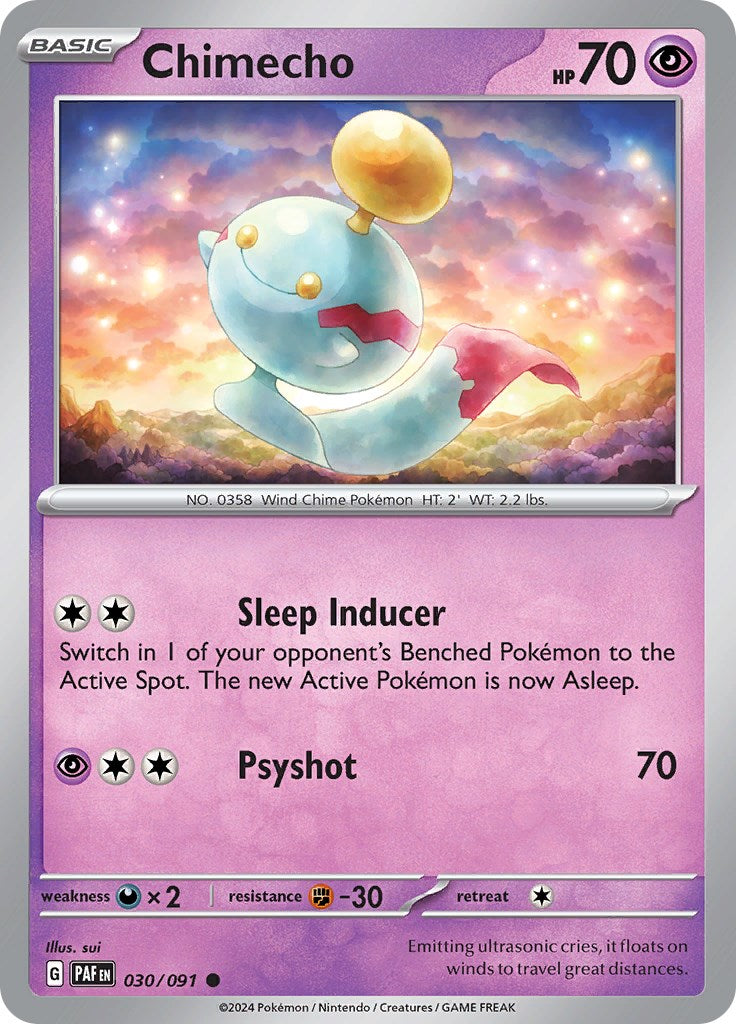 Chimecho (030/091) [Scarlet & Violet: Paldean Fates] | Pegasus Games WI