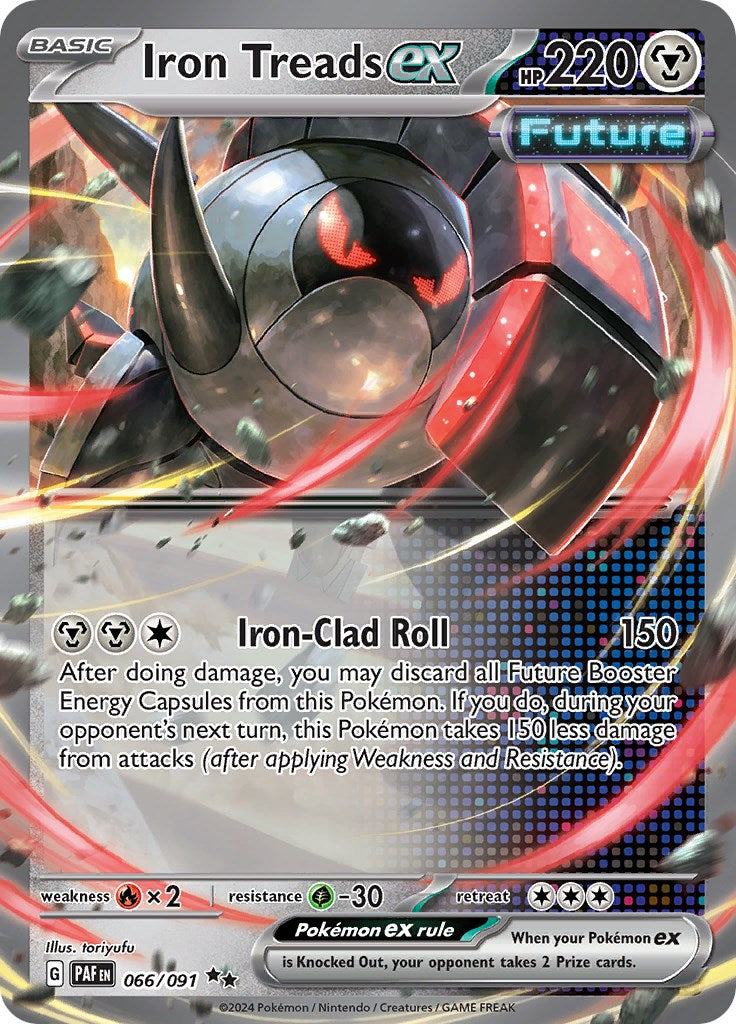 Iron Treads ex (066/091) [Scarlet & Violet: Paldean Fates] | Pegasus Games WI