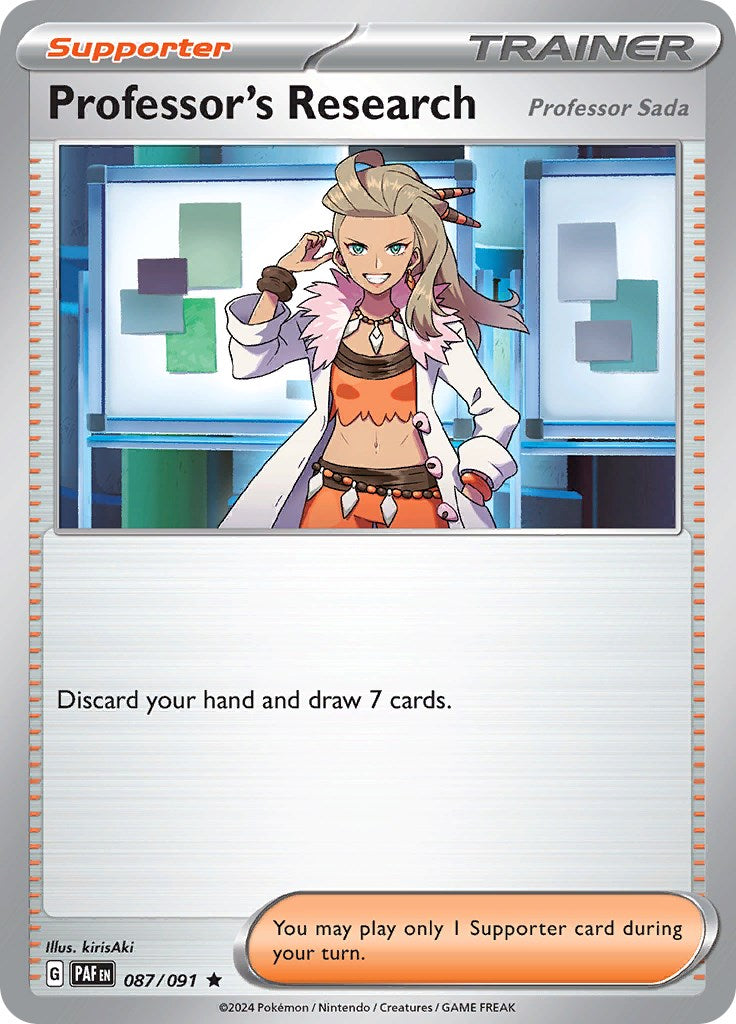 Professor's Research (087/091) [Scarlet & Violet: Paldean Fates] | Pegasus Games WI