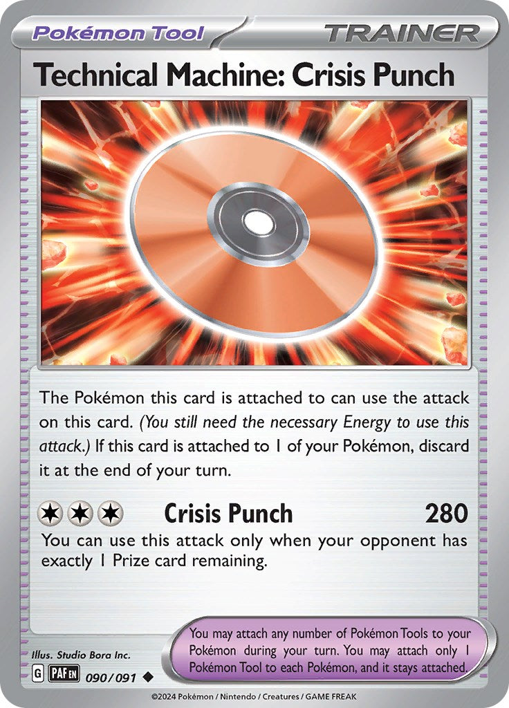Technical Machine: Crisis Punch (090/091) [Scarlet & Violet: Paldean Fates] | Pegasus Games WI