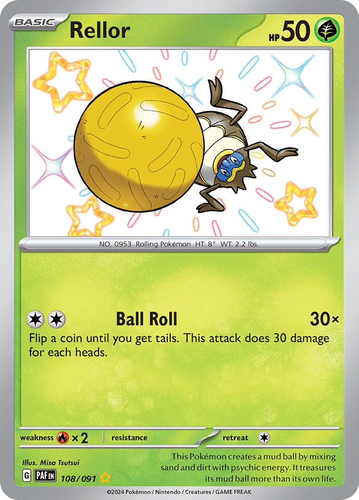 Rellor (108/091) [Scarlet & Violet: Paldean Fates] | Pegasus Games WI