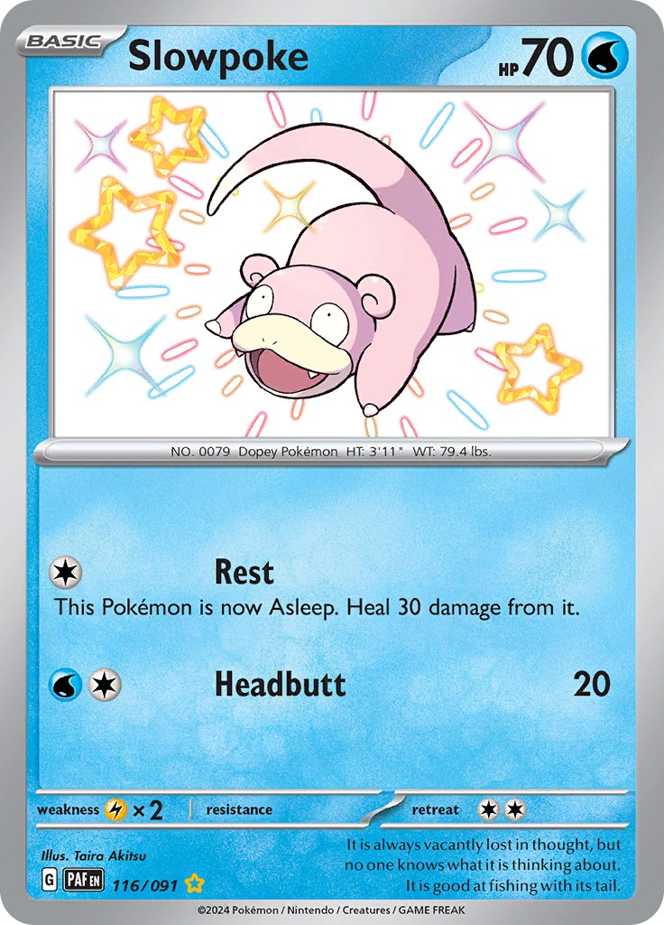 Slowpoke (116/091) [Scarlet & Violet: Paldean Fates] | Pegasus Games WI