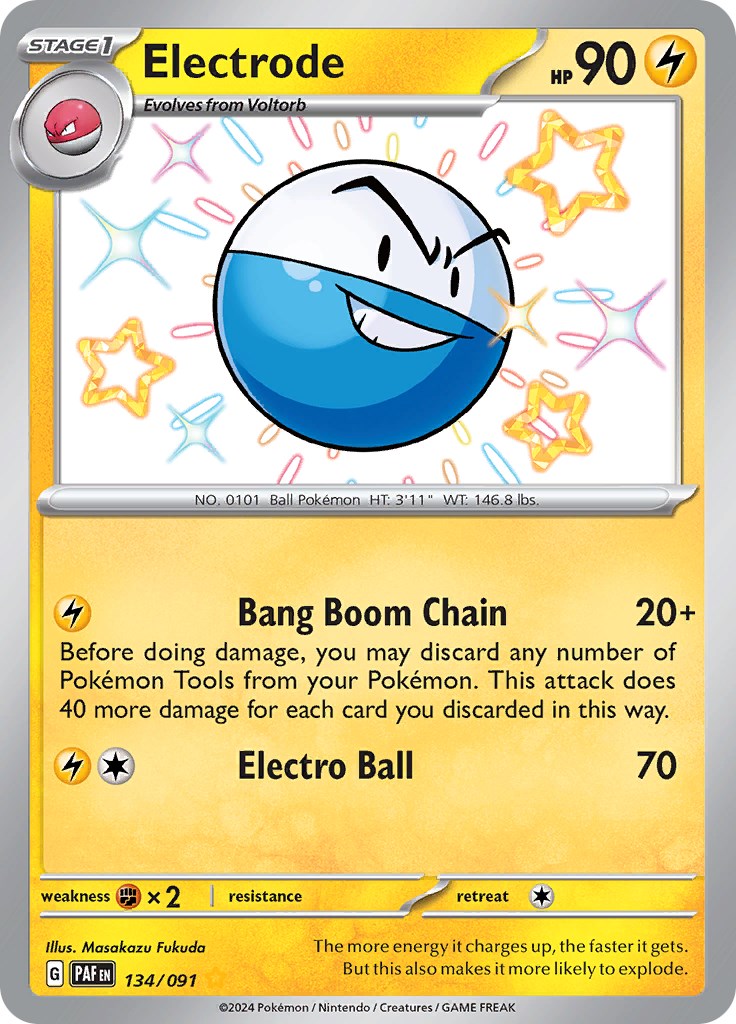 Electrode (134/091) [Scarlet & Violet: Paldean Fates] | Pegasus Games WI