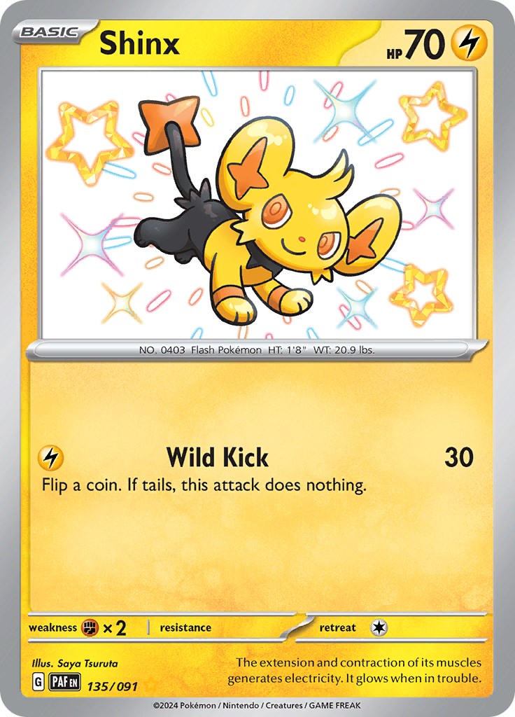 Shinx (135/091) [Scarlet & Violet: Paldean Fates] | Pegasus Games WI