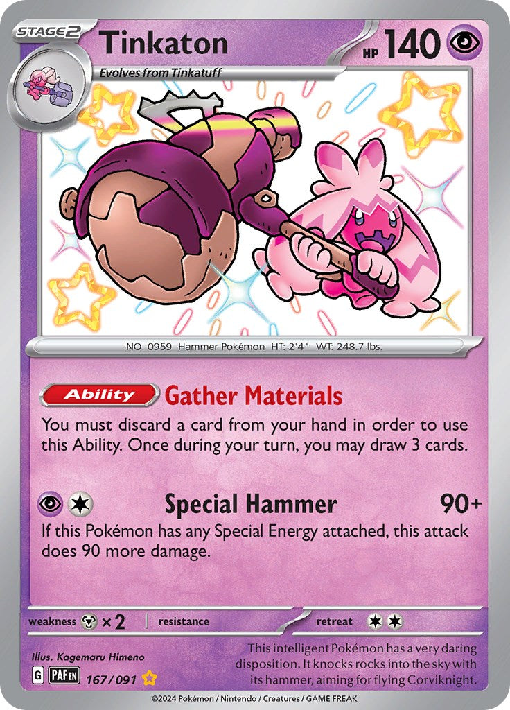 Tinkaton (167/091) [Scarlet & Violet: Paldean Fates] | Pegasus Games WI