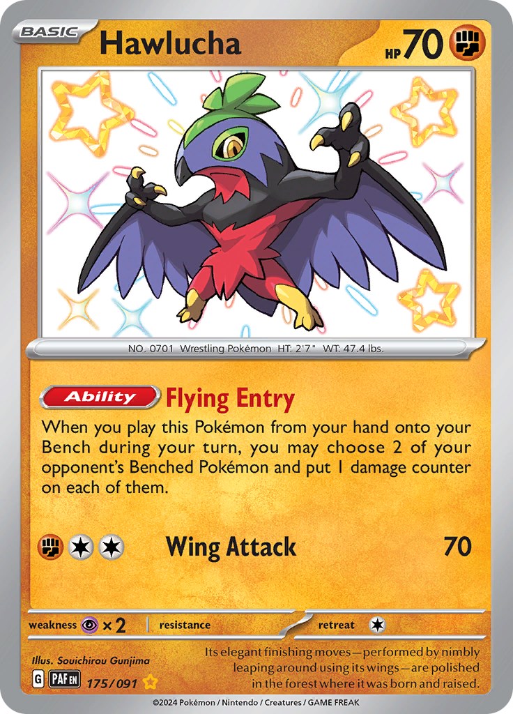 Hawlucha (175/091) [Scarlet & Violet: Paldean Fates] | Pegasus Games WI