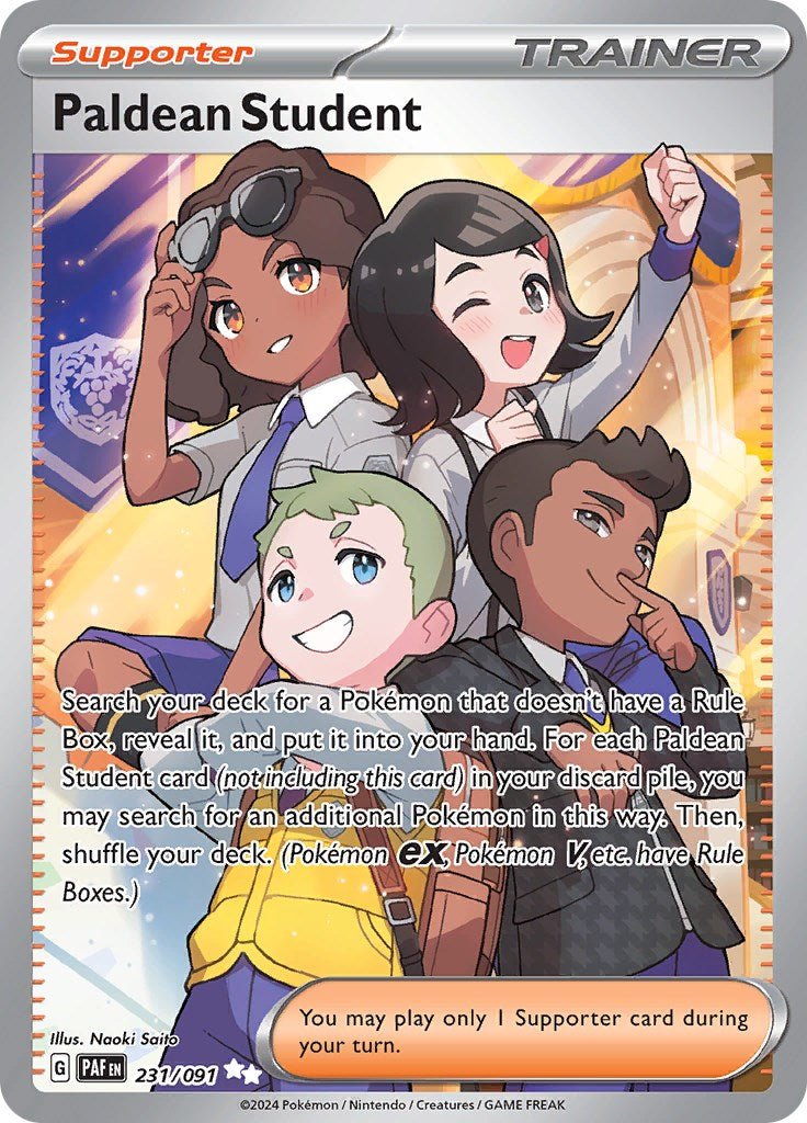 Paldean Student (231/091) [Scarlet & Violet: Paldean Fates] | Pegasus Games WI