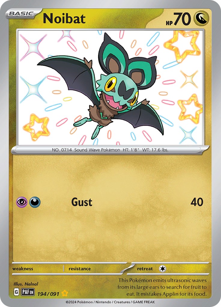 Noibat (194/091) [Scarlet & Violet: Paldean Fates] | Pegasus Games WI