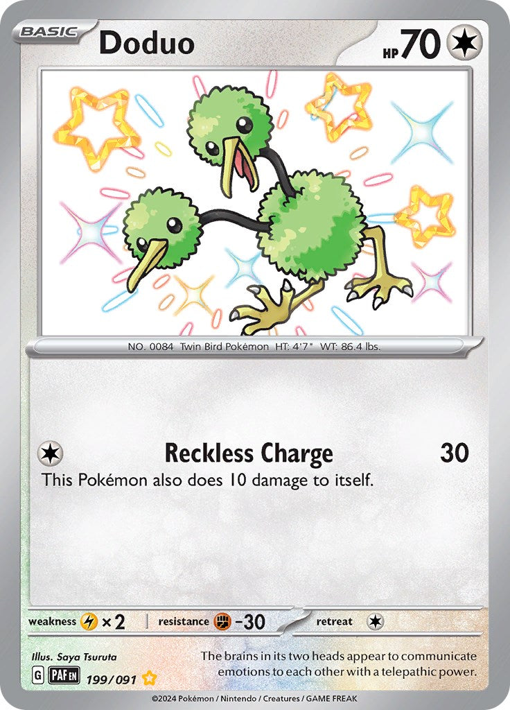 Doduo (199/091) [Scarlet & Violet: Paldean Fates] | Pegasus Games WI