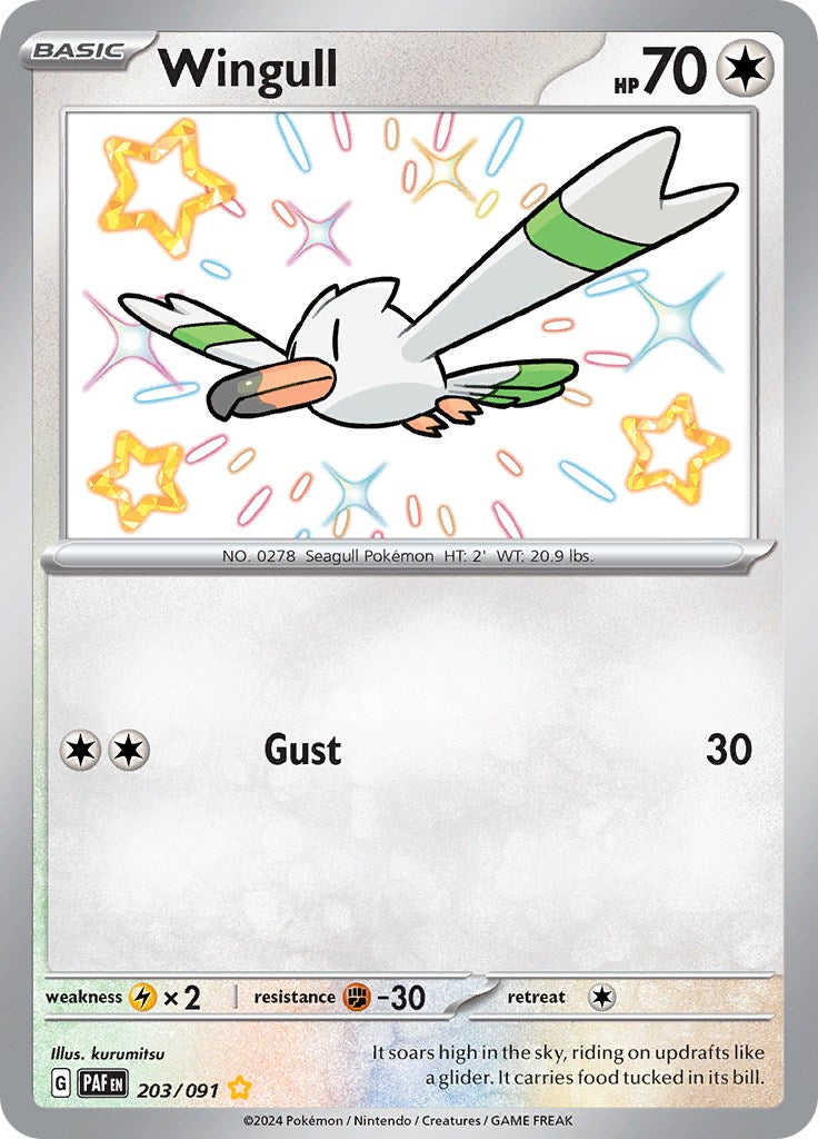 Wingull (203/091) [Scarlet & Violet: Paldean Fates] | Pegasus Games WI
