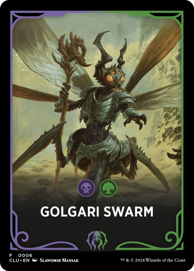Golgari Swarm Theme Card [Ravnica: Clue Edition Tokens] | Pegasus Games WI