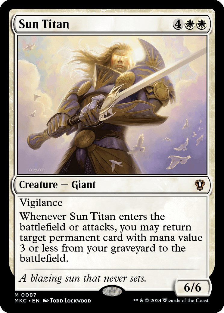 Sun Titan [Murders at Karlov Manor Commander] | Pegasus Games WI
