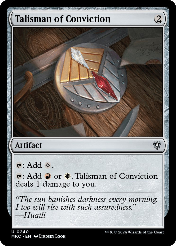 Talisman of Conviction [Murders at Karlov Manor Commander] | Pegasus Games WI