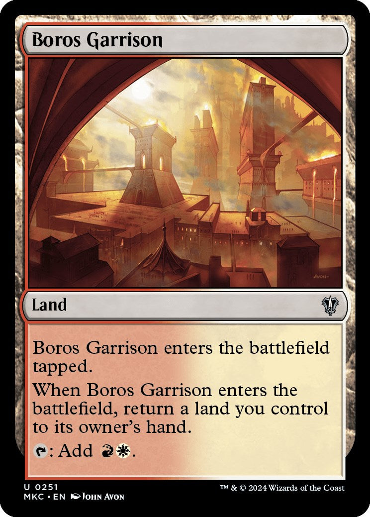 Boros Garrison [Murders at Karlov Manor Commander] | Pegasus Games WI