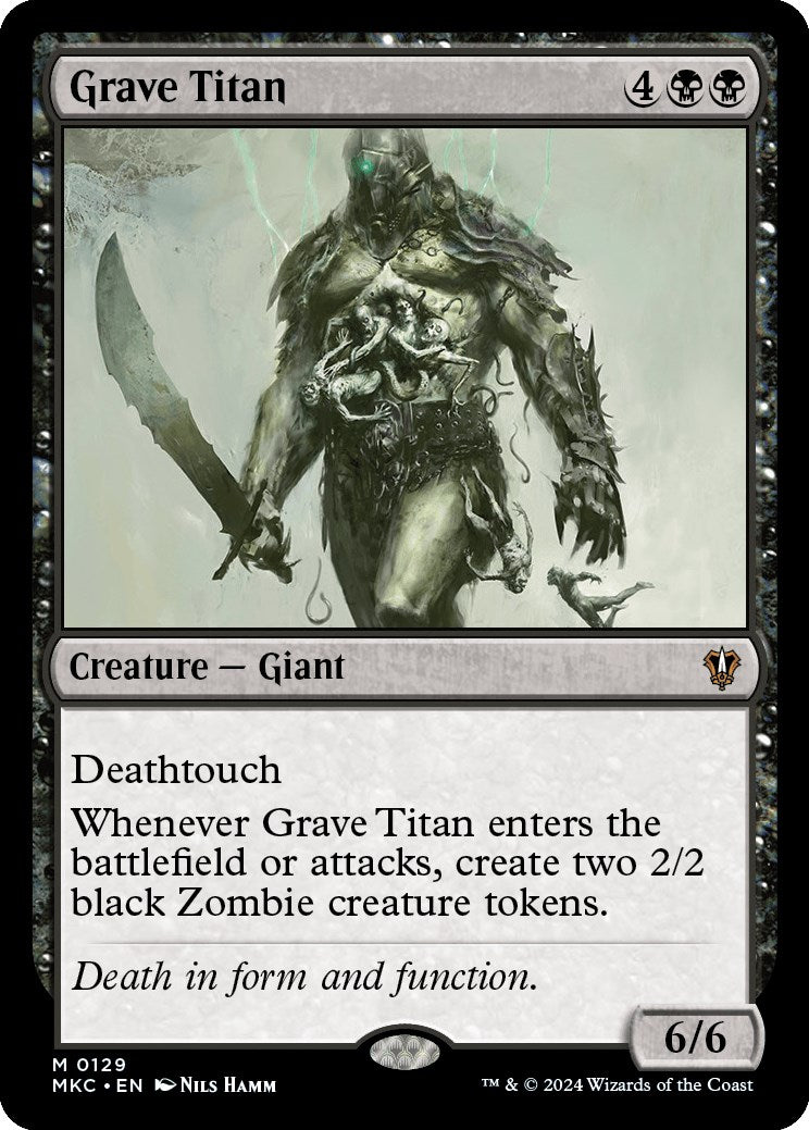 Grave Titan [Murders at Karlov Manor Commander] | Pegasus Games WI