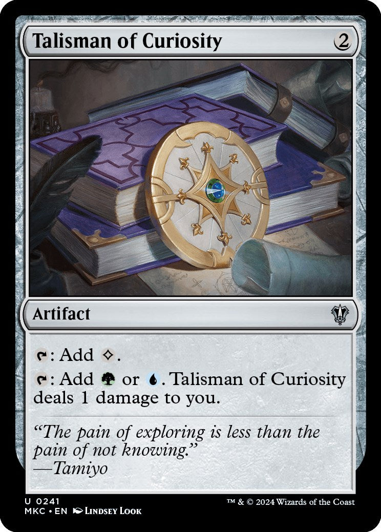 Talisman of Curiosity [Murders at Karlov Manor Commander] | Pegasus Games WI