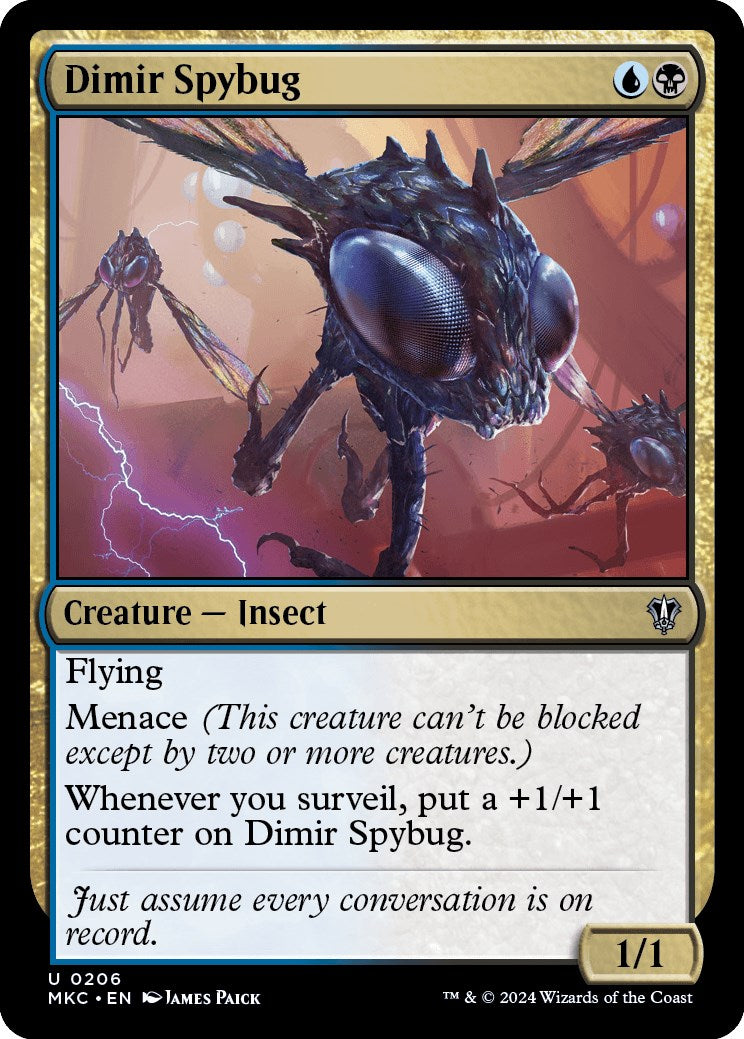 Dimir Spybug [Murders at Karlov Manor Commander] | Pegasus Games WI