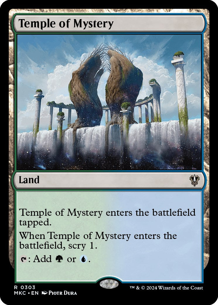 Temple of Mystery [Murders at Karlov Manor Commander] | Pegasus Games WI