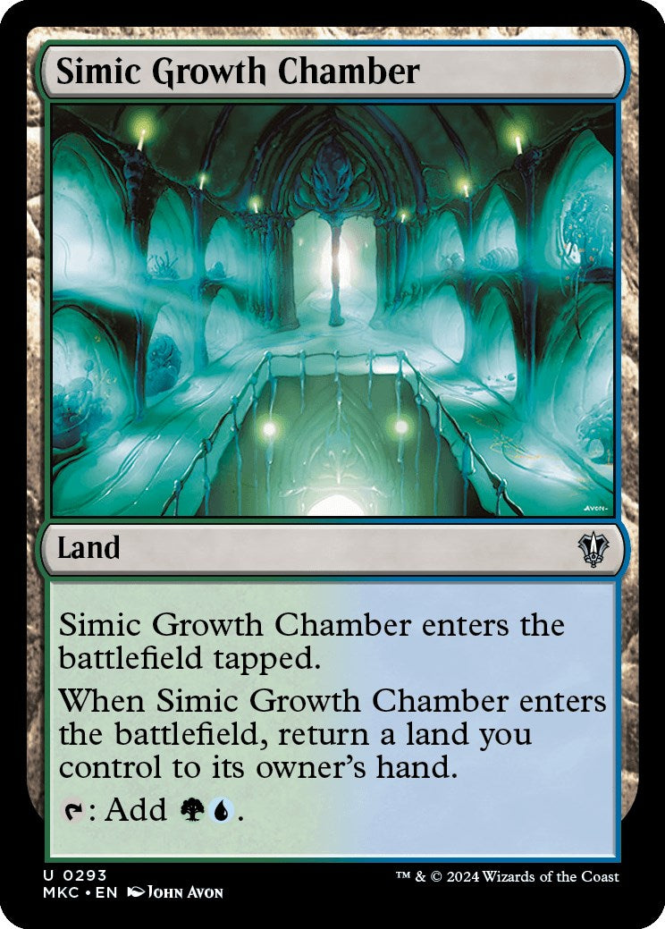 Simic Growth Chamber [Murders at Karlov Manor Commander] | Pegasus Games WI