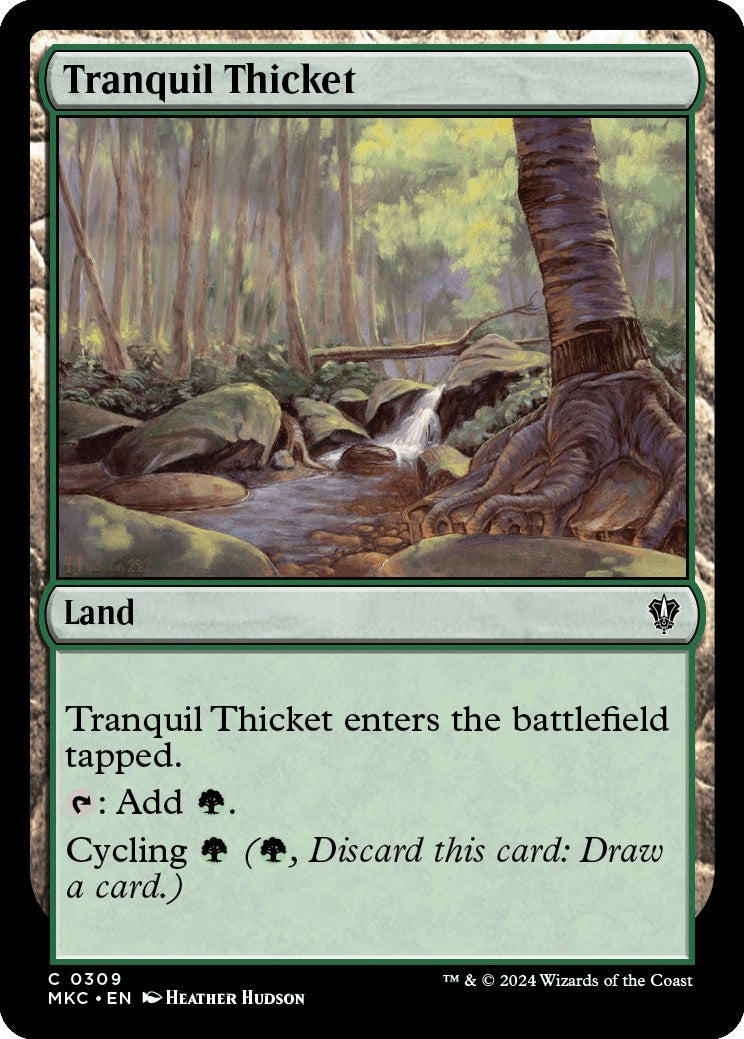 Tranquil Thicket [Murders at Karlov Manor Commander] | Pegasus Games WI