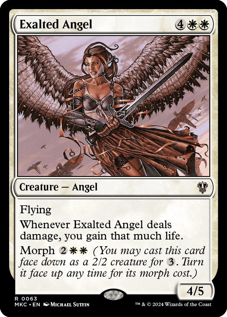 Exalted Angel [Murders at Karlov Manor Commander] | Pegasus Games WI