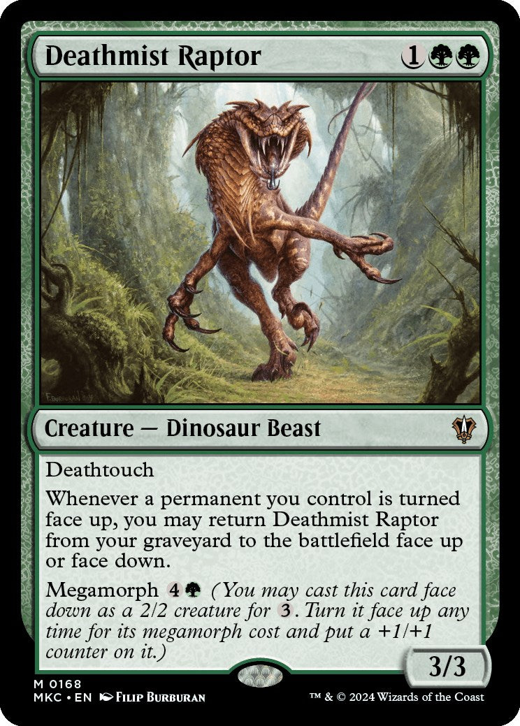 Deathmist Raptor [Murders at Karlov Manor Commander] | Pegasus Games WI