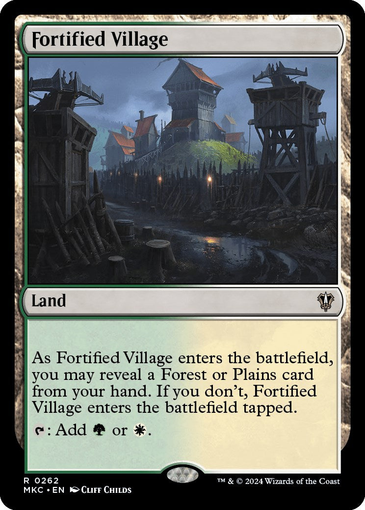 Fortified Village [Murders at Karlov Manor Commander] | Pegasus Games WI