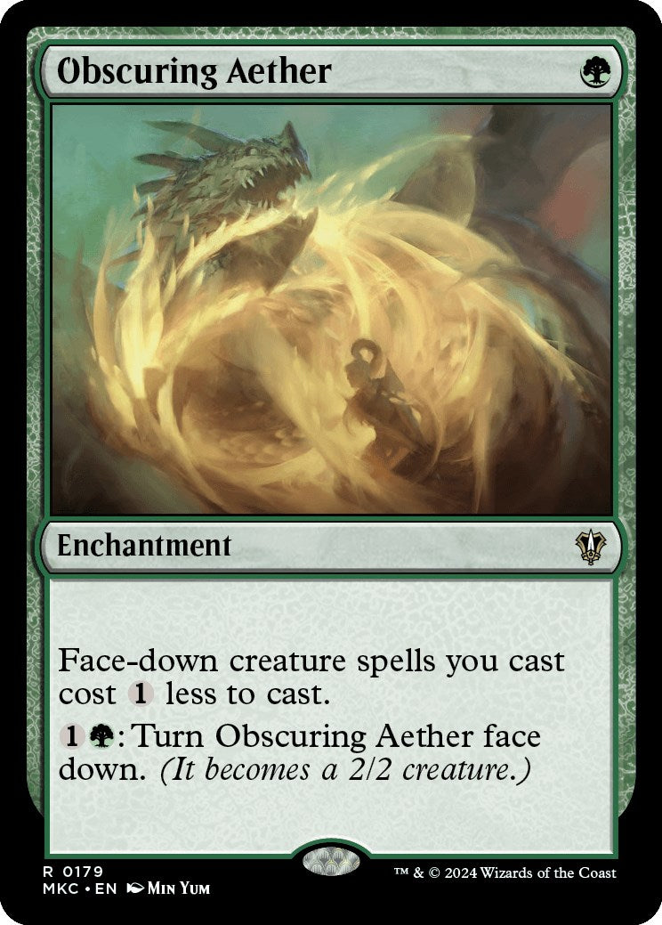 Obscuring Aether [Murders at Karlov Manor Commander] | Pegasus Games WI