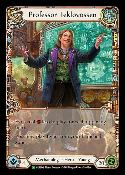 Professor Teklovossen [HER104] (Promo)  Cold Foil | Pegasus Games WI