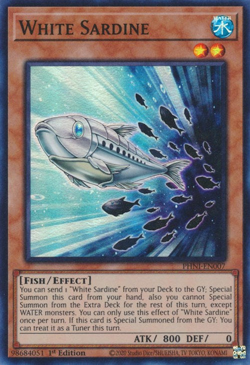 White Sardine [PHNI-EN007] Super Rare | Pegasus Games WI