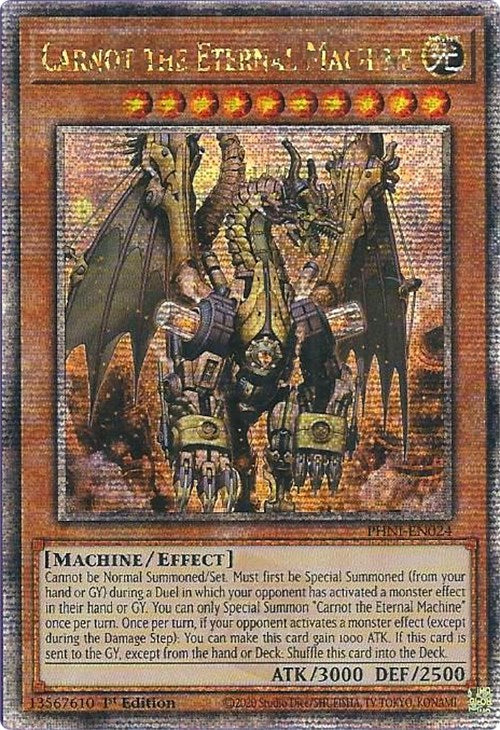 Carnot the Eternal Machine [PHNI-EN024] Quarter Century Secret Rare | Pegasus Games WI