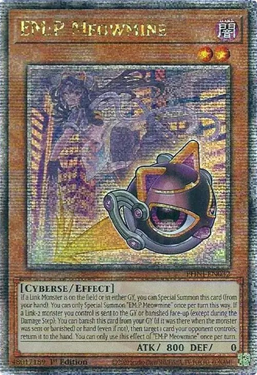 EM:P Meowmine [PHNI-EN032] Quarter Century Secret Rare | Pegasus Games WI