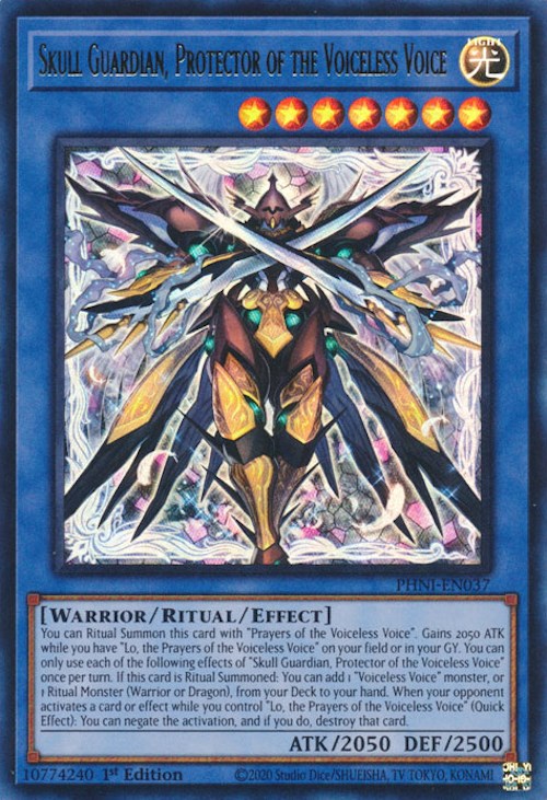 Skull Guardian, Protector of the Voiceless Voice [PHNI-EN037] Ultra Rare | Pegasus Games WI