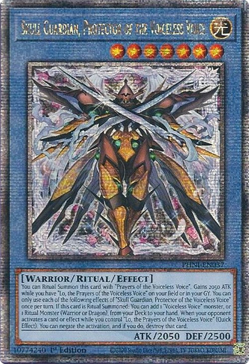 Skull Guardian, Protector of the Voiceless Voice [PHNI-EN037] Quarter Century Secret Rare | Pegasus Games WI