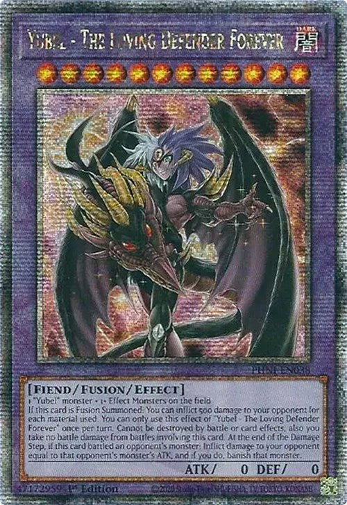 Yubel - The Loving Defender Forever [PHNI-EN038] Quarter Century Secret Rare | Pegasus Games WI