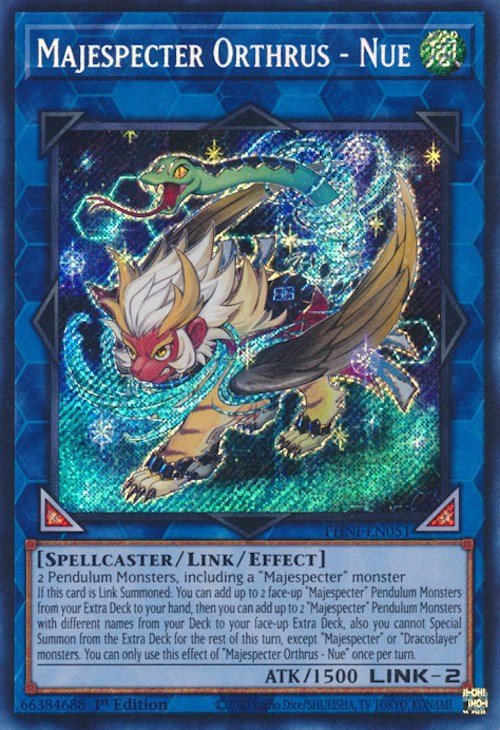 Majespecter Orthrus - Nue [PHNI-EN051] Secret Rare | Pegasus Games WI