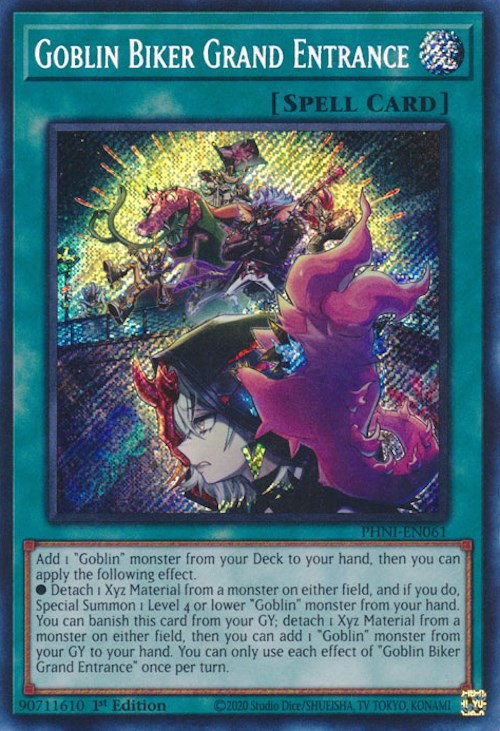 Goblin Biker Grand Entrance [PHNI-EN061] Secret Rare | Pegasus Games WI