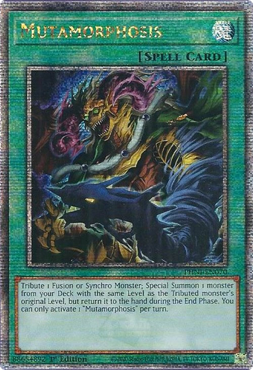 Mutamorphosis [PHNI-EN070] Quarter Century Secret Rare | Pegasus Games WI