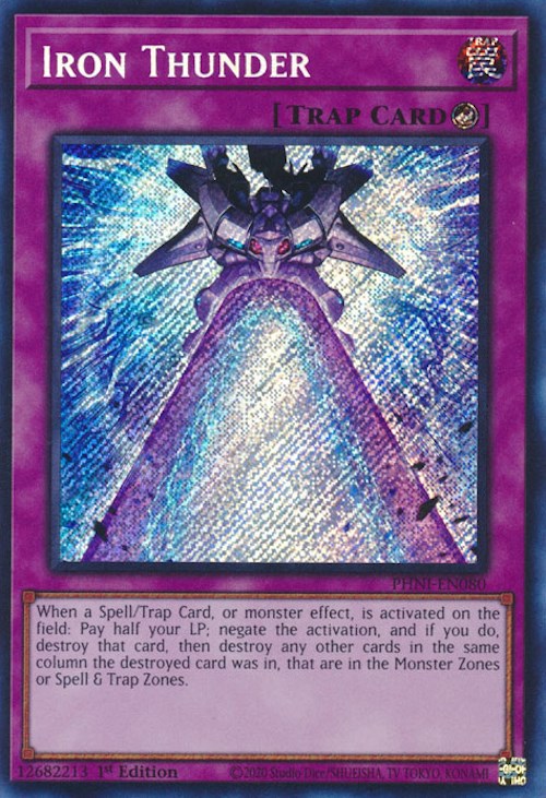 Iron Thunder [PHNI-EN080] Secret Rare | Pegasus Games WI