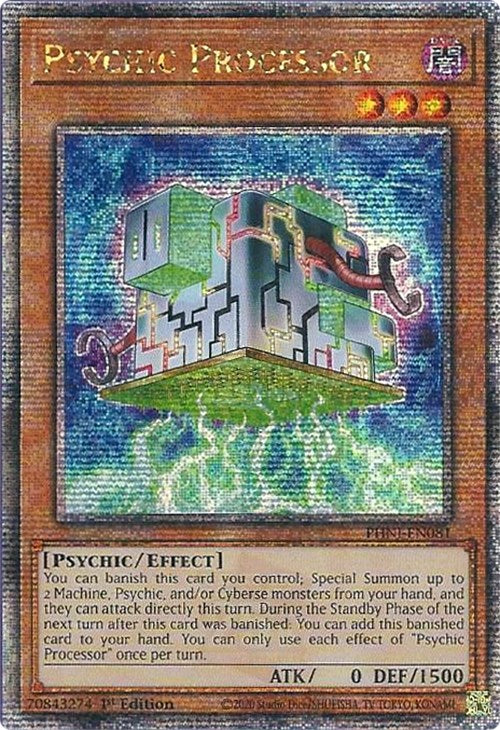 Psychic Processor [PHNI-EN081] Quarter Century Secret Rare | Pegasus Games WI