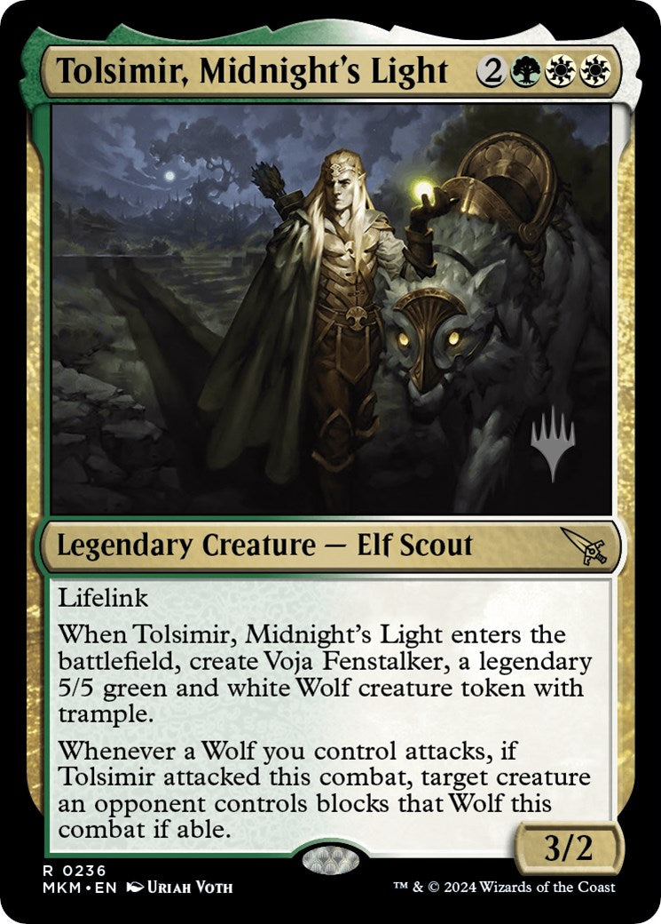 Tolsimir, Midnight's Light (Promo Pack) [Murders at Karlov Manor Promos] | Pegasus Games WI