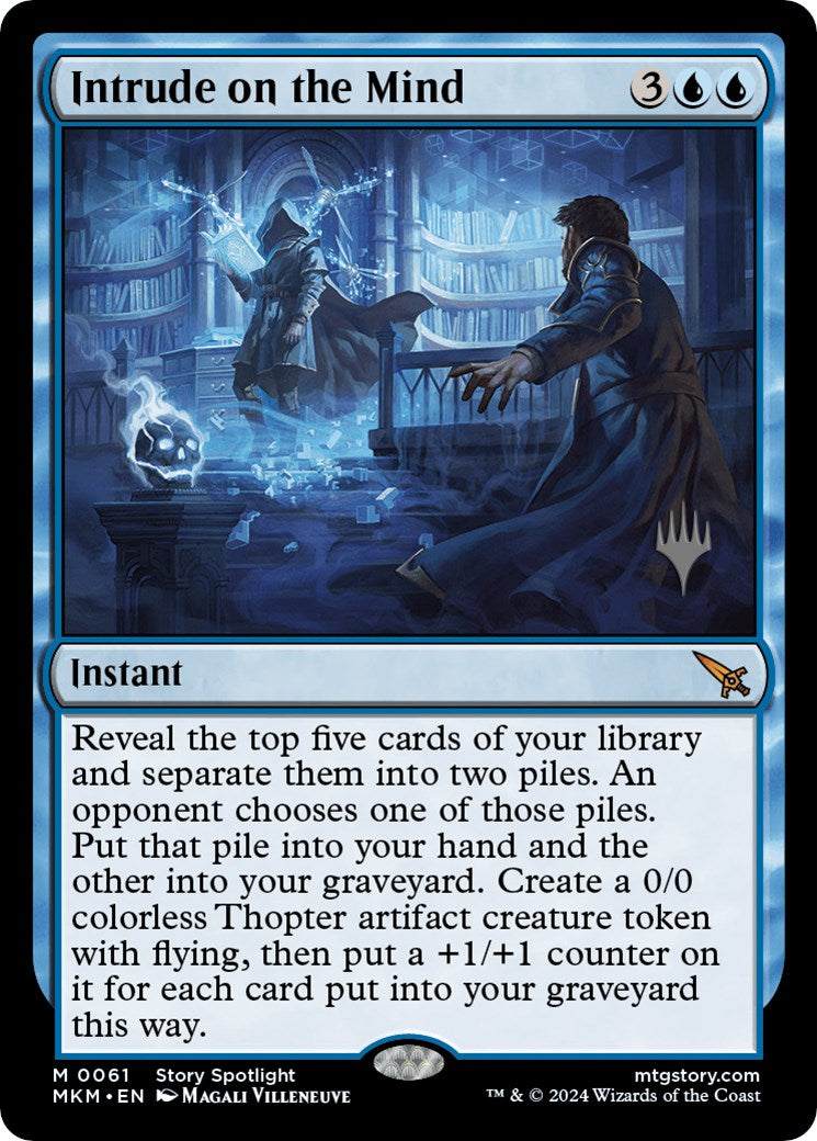 Intrude on the Mind (Promo Pack) [Murders at Karlov Manor Promos] | Pegasus Games WI