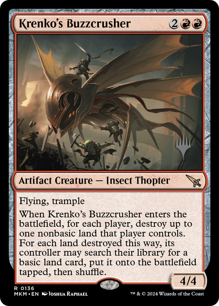Krenko's Buzzcrusher (Promo Pack) [Murders at Karlov Manor Promos] | Pegasus Games WI