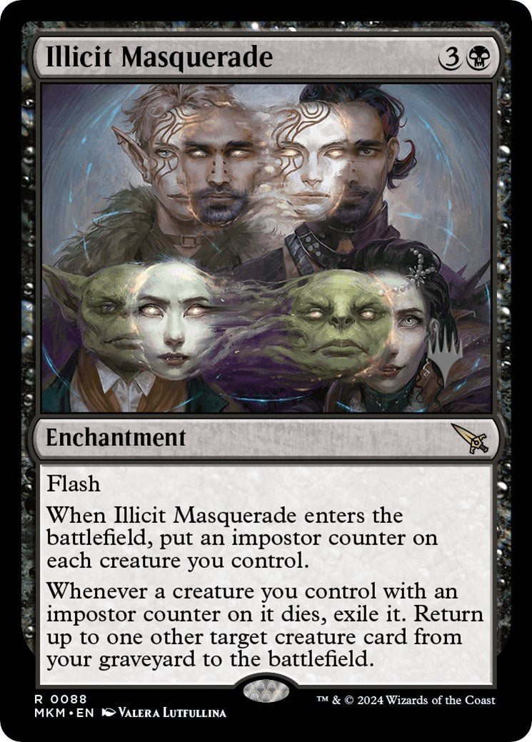 Illicit Masquerade (Promo Pack) [Murders at Karlov Manor Promos] | Pegasus Games WI