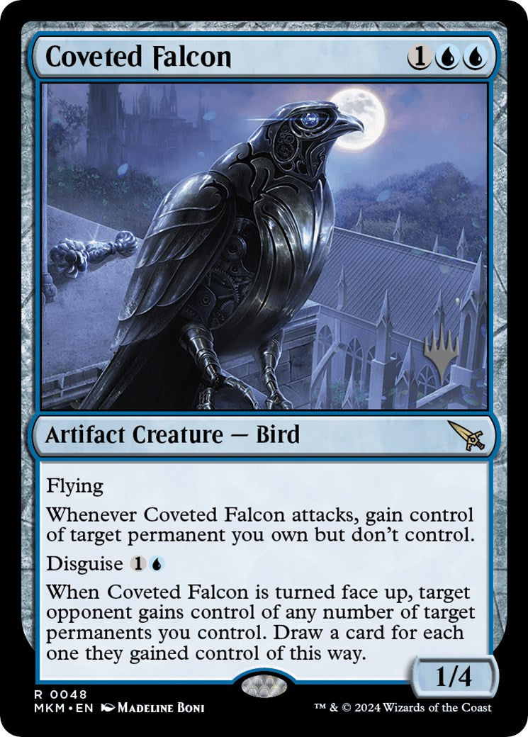 Coveted Falcon (Promo Pack) [Murders at Karlov Manor Promos] | Pegasus Games WI