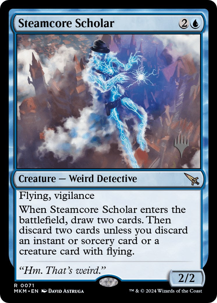 Steamcore Scholar (Promo Pack) [Murders at Karlov Manor Promos] | Pegasus Games WI