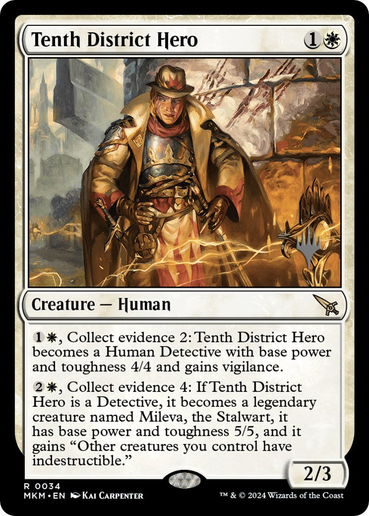 Tenth District Hero (Promo Pack) [Murders at Karlov Manor Promos] | Pegasus Games WI