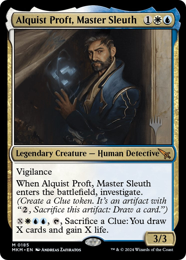 Alquist Proft, Master Sleuth (Promo Pack) [Murders at Karlov Manor Promos] | Pegasus Games WI