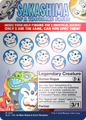 Sakashima of a Thousand Faces (Rainbow Foil) [Secret Lair Drop Series] | Pegasus Games WI