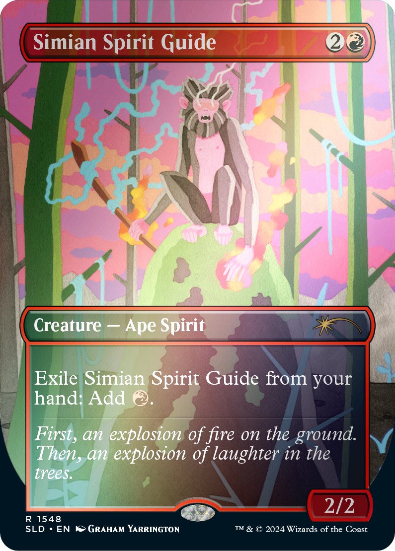 Simian Spirit Guide (Rainbow Foil) [Secret Lair Drop Series] | Pegasus Games WI